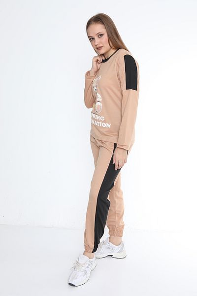 FAMES PİJAMA Imagination Two Thread Long Sleeve Women's Pajama Set
