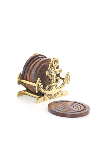 hediyeconcepti قاعدة أكواب خشبية وحامل