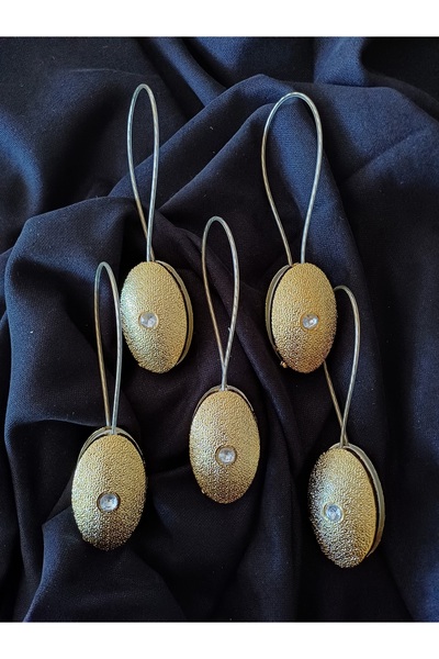 venedik home Μαγνητική αγκράφα κουρτίνας χρυσό χρώμα -5 τεμάχια κουρτίνας Μάν...