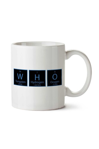 ART HEDİYE Chemical Periodic Ruler Doctor Who Two Side Printed Mug