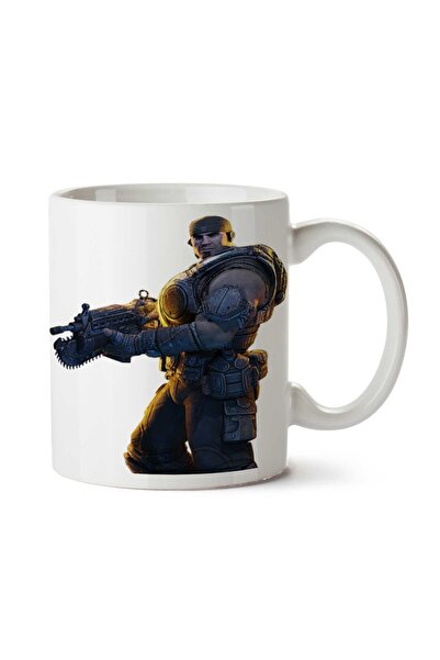 ART HEDİYE كوب Gears-of-War-PNG-Clipart مطبوع على الجانبين