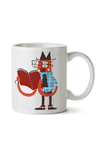 ART HEDİYE كوب مطبوع عليه كتاب جيد على الجانبين