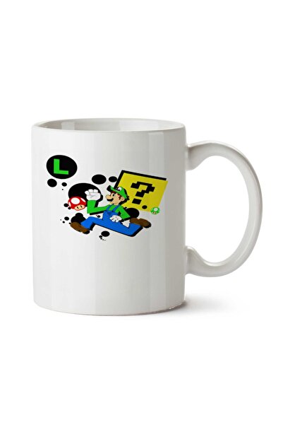 ART HEDİYE إنه لي لويجي!- كوب كولوريدا مطبوع على الجانبين