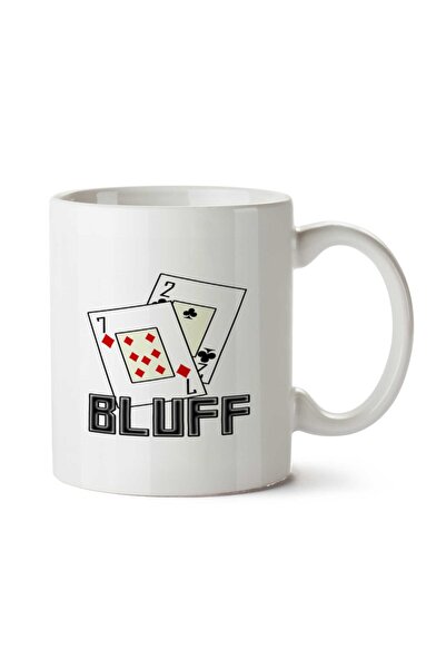 ART HEDİYE كوب Caniseta Bluff مطبوع على الجانبين