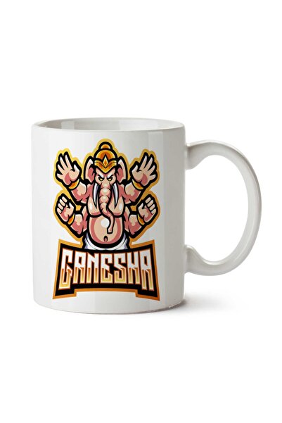 ART HEDİYE كوب غانيشا مطبوع على الجانبين