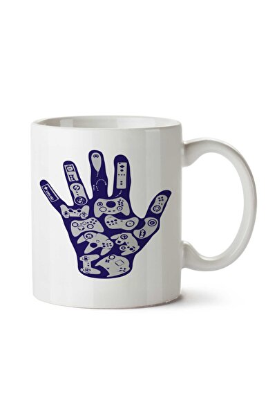 ART HEDİYE كوب مطبوع على الجانبين من Game Mãa