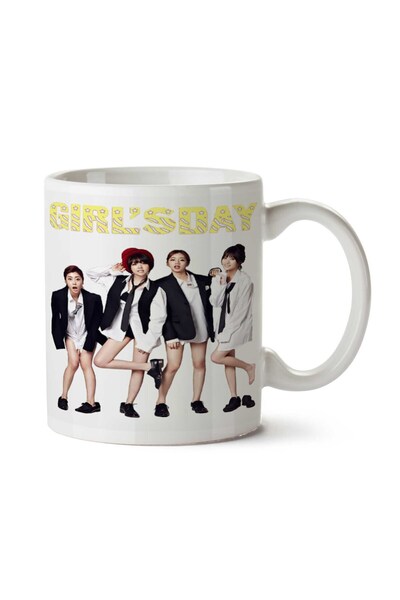 ART HEDİYE كوب Kpop Day للفتيات مطبوع عليه وجهين