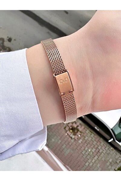 Q&Q QM82J26EK Women's Wristwatch Straw Thin Cord