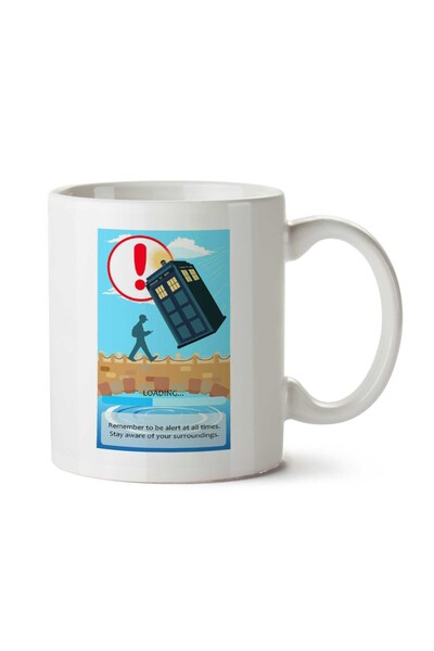 ART HEDİYE كوب مطبوع عليه وجهين من Doctor Who Looding