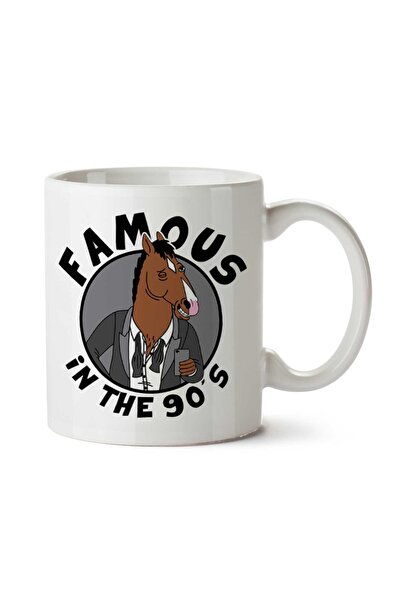 ART HEDİYE كوب مطبوع على الجانبين من Famous In The 90s