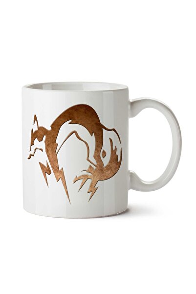 ART HEDİYE Foxhound Symbol Dirty Brass Metal Gear Solid two Sided Printed Mug...