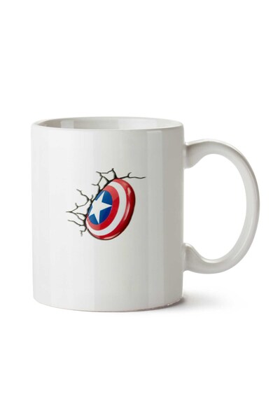 ART HEDİYE كوب كابيتاو أمريكا، سوبر هيروز مطبوع على الجانبين