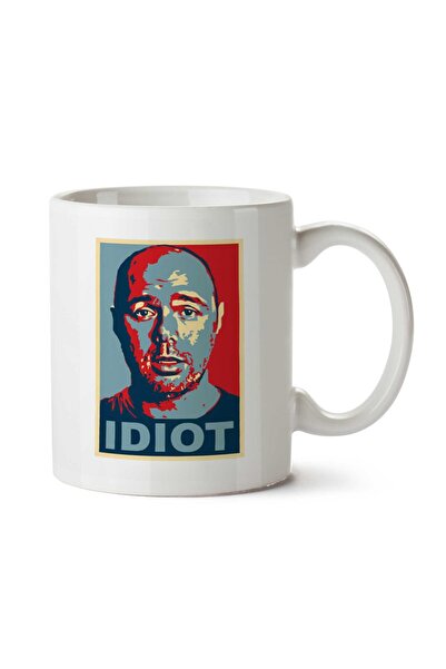 ART HEDİYE Idiot Karl Pilkington Two Sided Printed Mug