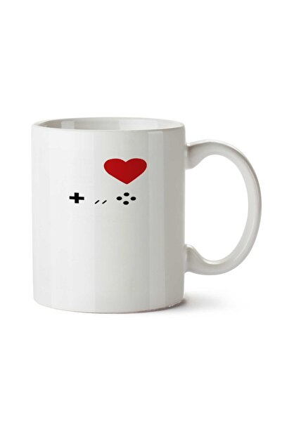 ART HEDİYE كوب I Love Games 2 مطبوع على الجانبين