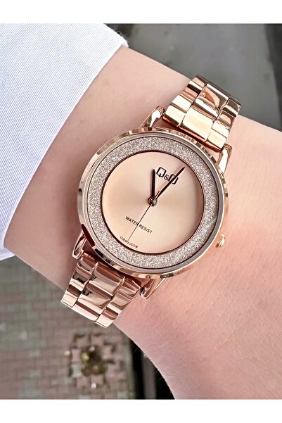 Q&Q QM82J33EK Kadın Kol Saati Simli Taşlı Kadran 2 Yıl Distribütör Firma Gara...