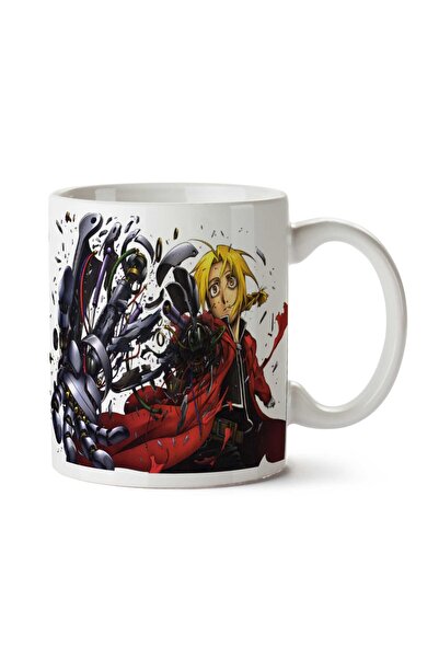 ART HEDİYE كوب Fullmetal Alchemist مطبوع على الجانبين