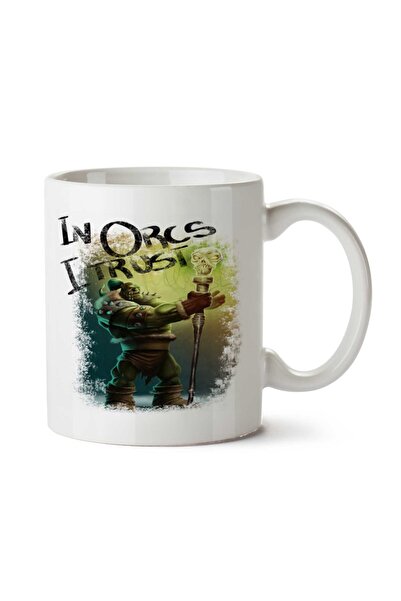 ART HEDİYE In Orcs I trust Two Sided Printed Mug