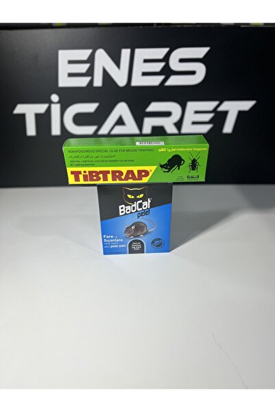 TİPTRAP Fare Zehiri Badcat Pelet + Tiptrap Yapıştırıcı