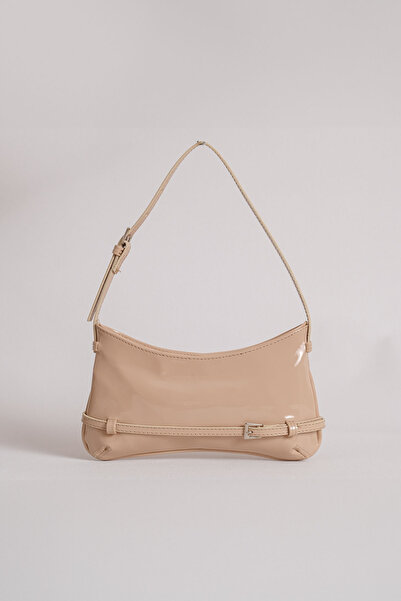 Çantacımstore Жіноча сумка Jacqs Rugan Baget кремового кольору