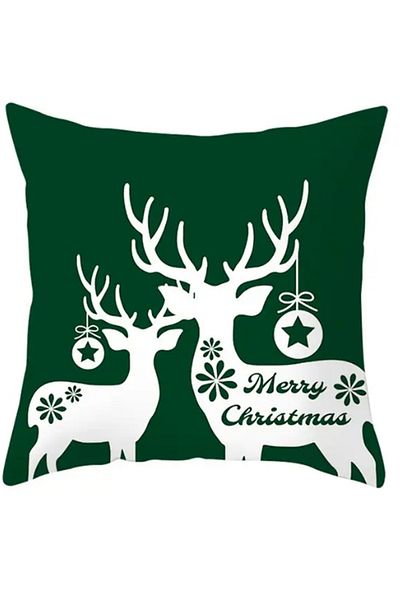 tarzınısec Pernă decorativă cu fermoar cu tema de Anul Nou (45*45cm) Model31