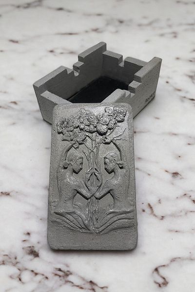 RocArt Home Zodiac Series Concrete Ashtray Gemini Gemini
