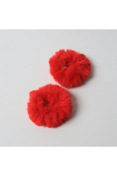 Neesa Christmas Themed Furry Plush Double Bagel Buckle