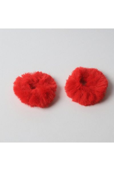 Neesa Christmas Themed Furry Plush Double Bagel Buckle