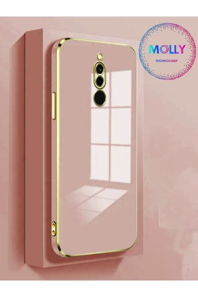 Molly Technology Luxury Silicone Case for Xiaomi Redmi 8 with Rose Gold Detail on the Edges
