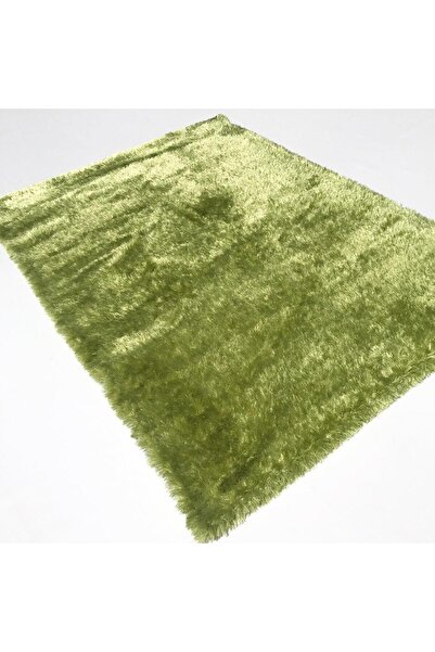 Halıcızade Shaggy Serisi Sade Desenli El Dokuma Halı-shaggy Sedef Plaın Green 3