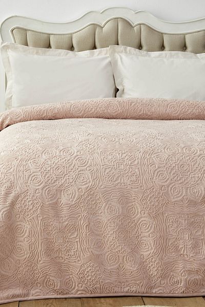 Karaca Home Scala Powder Single Embosy Blanket