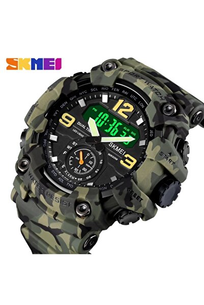 Skmei 1637 Erkek Kol Saati Yeşil Spor Saat