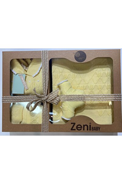 Zeni Kids Bebek Tulum Seti (Tulum-Battaniye-Patik-Bere-Eldiven)
