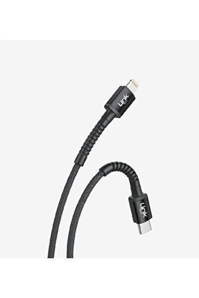 Linktech Linctech K599 Type-c To Lightning Örgü Metal Başlı Şarj Ve Data Kablosu 3a 1mt