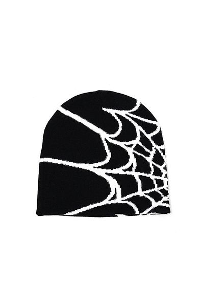 Toum Черна барета Pofidix Tech Vintage Spider Web