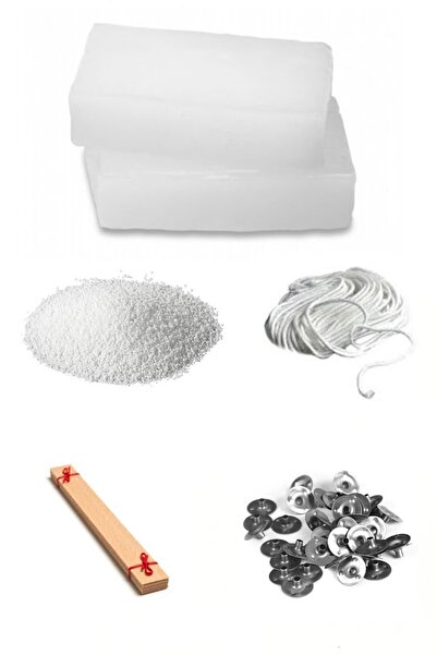 Otantik Avantaj Paket Parafin 1kg- Fitil 5mt- Çıt Çıt 50 Adet 50gr Stearin