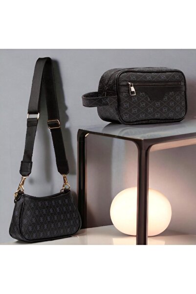 Newish Polo تصميم فريد من نوعه من الجلد الاصطناعي المزخرف للنساء وحقيبة الحلاقة للرجال والزوجة