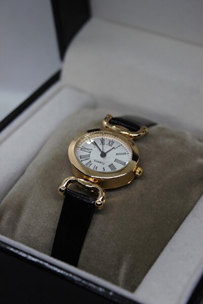 Ricardo Marka Roma Rakamlı Oval Kasa Minimal Yılan Derisi Kol Saati