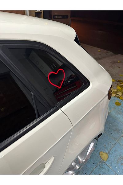 3dbaydesign In-Car Neon LED Light Decor Heart (12 Volt Suction Cup RED)