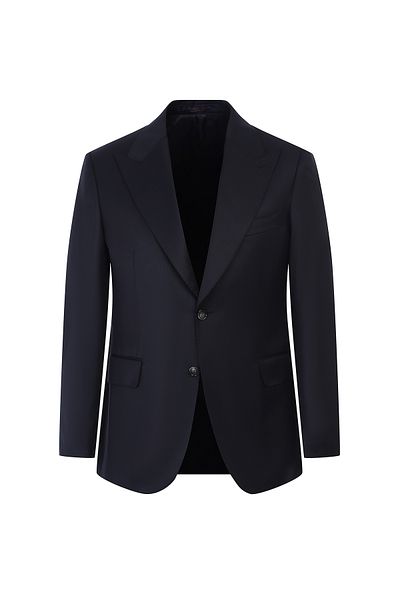 Abdullah Kiğılı Pointed Collar Slim Fit Wool Suit