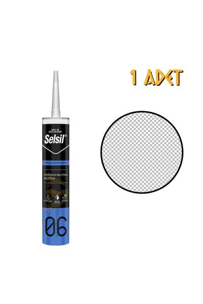 Selsil Dış Cephe Nötr Silikon Şeffaf 300 ml 1 Adet