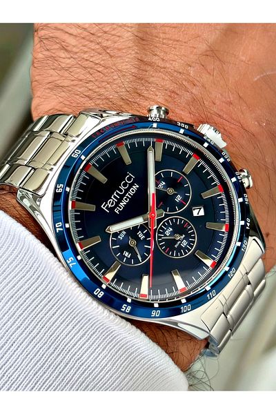 Ferrucci Function Steel Cord Men's Wristwatch