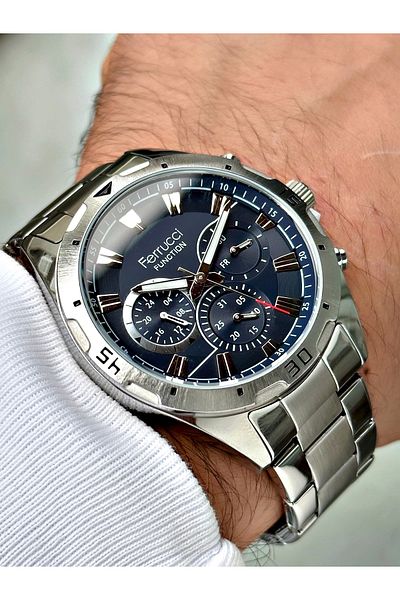 Ferrucci Function FCF13831FM.02 Steel Cord Men's Wrist Watch
