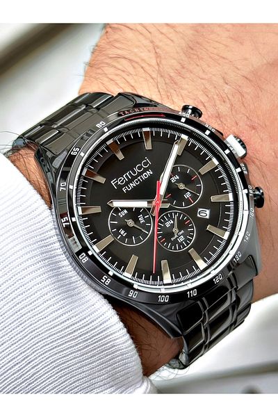 Ferrucci Function Steel Cord Men's Wristwatch
