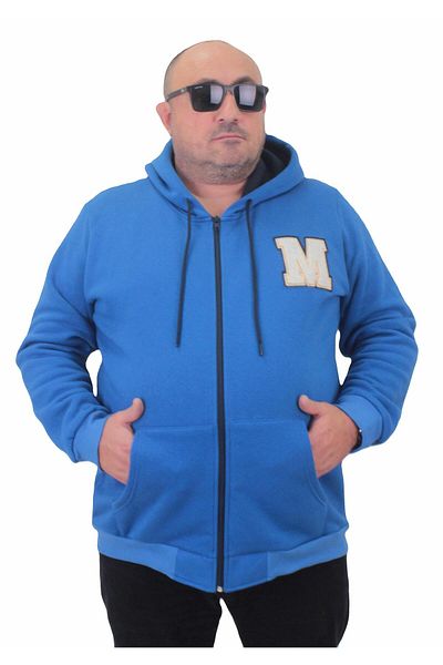 Starbattal Sweat με φερμουάρ μεγάλου μεγέθους M 23217 SAKS