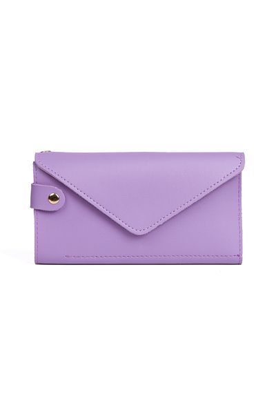 AVCA Women's Leather Phone Cash Coin Compartment Locked Wrist Strap Wallet