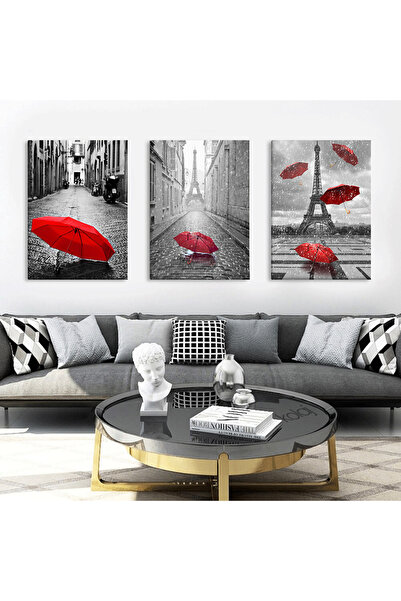 KOLAJTASARIM Paris Sokaklarından Görsel Hikaye: Eyfel Kulesi ve Kırmızı Şemsi...