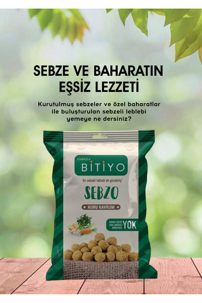 Sebzo Leblebi %100 Doğal Kuru Kavrum Leblebi 75 Gram Aroma Verici Renklendirici Koruyucu İçermez