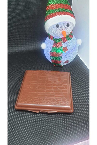 Heartfelt Gifts Deri Görünümlü 20 Adet Kapasiteli Kahverengi Sert Plastik Yap...