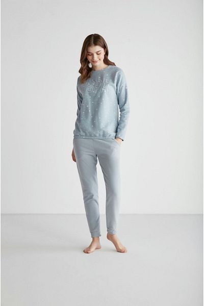 U.S. Polo Assn. BAZA. Polo Assn. 16960 Set pijamale pentru damă cu gât rotund