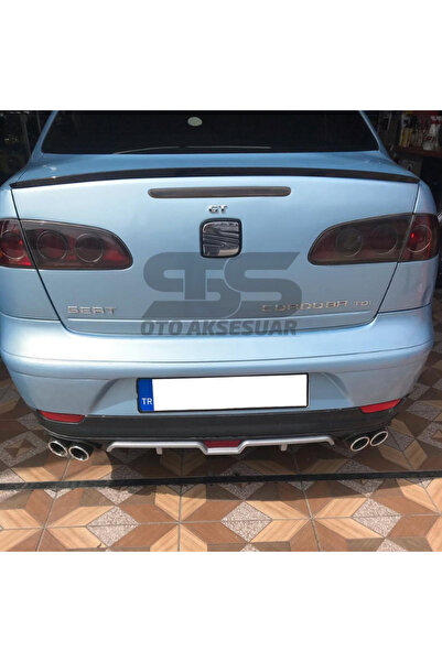 STS Oto Aksesuar Seat Cordoba Bagaj Üstü Slim Spoiler Piano Black Parlak Siyah